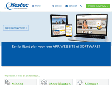 Tablet Screenshot of hestec.nl